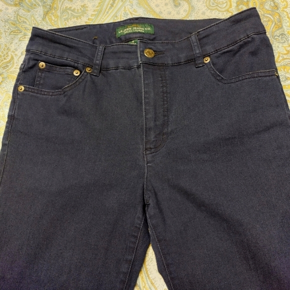 Lauren Ralph Lauren Jeans - Women's Size 8 - Dark Wash - Picture 2 of 8